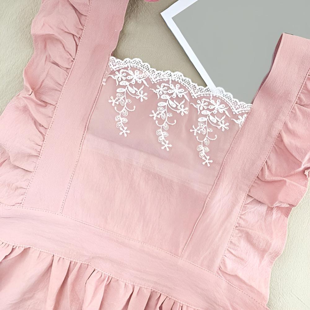 Delantal con Volantes Blush Belle