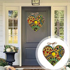 Gran Decoración de Corazón de Mosaico para Jardín