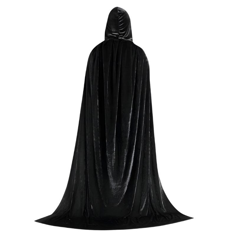 MysticWeave – Capa de Bruja Larga con Sombrero para Cosplay