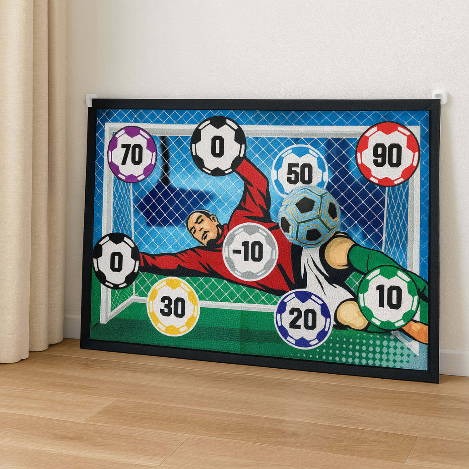Juego de tiro a puerta para niños y adultos