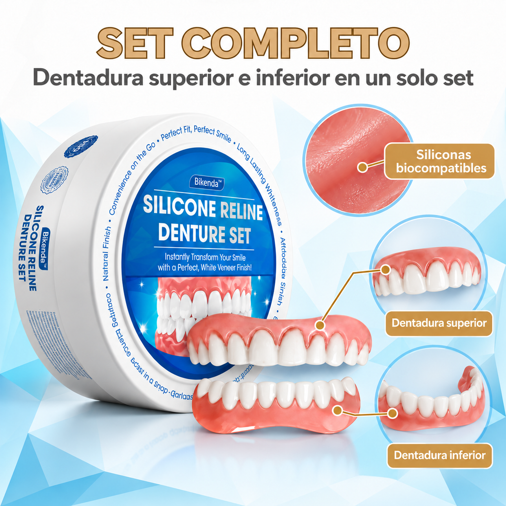 Bikenda | Experimenta la comodidad de una dentadura postiza por una fracción del precio