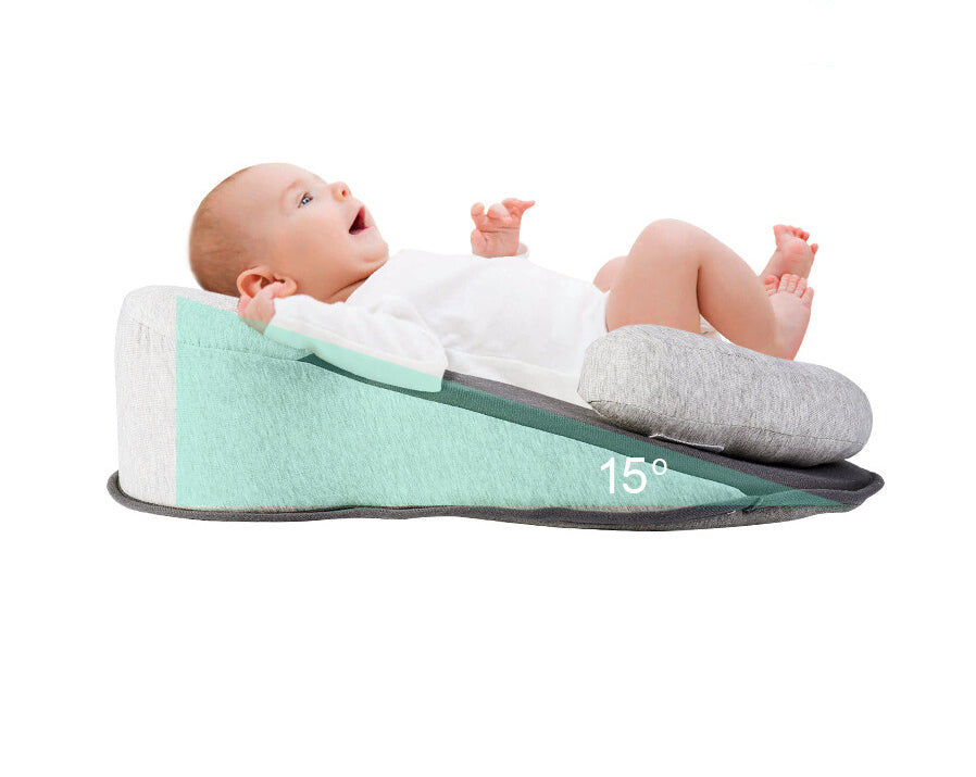 Anti-Reflujo Lounger Elevado para Bebés – Cojín Ergonómico para Mejorar la Digestión y un Sueño Tranquilo