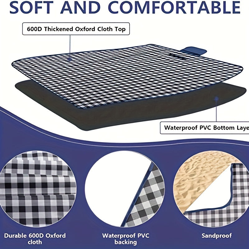 Manta de Picnic Impermeable Extra Grande | Alfombrilla Exterior Plegable