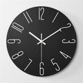 OAKTIDE - Reloj de pared contemporáneo diseñado para interiores modernos y silenciosos