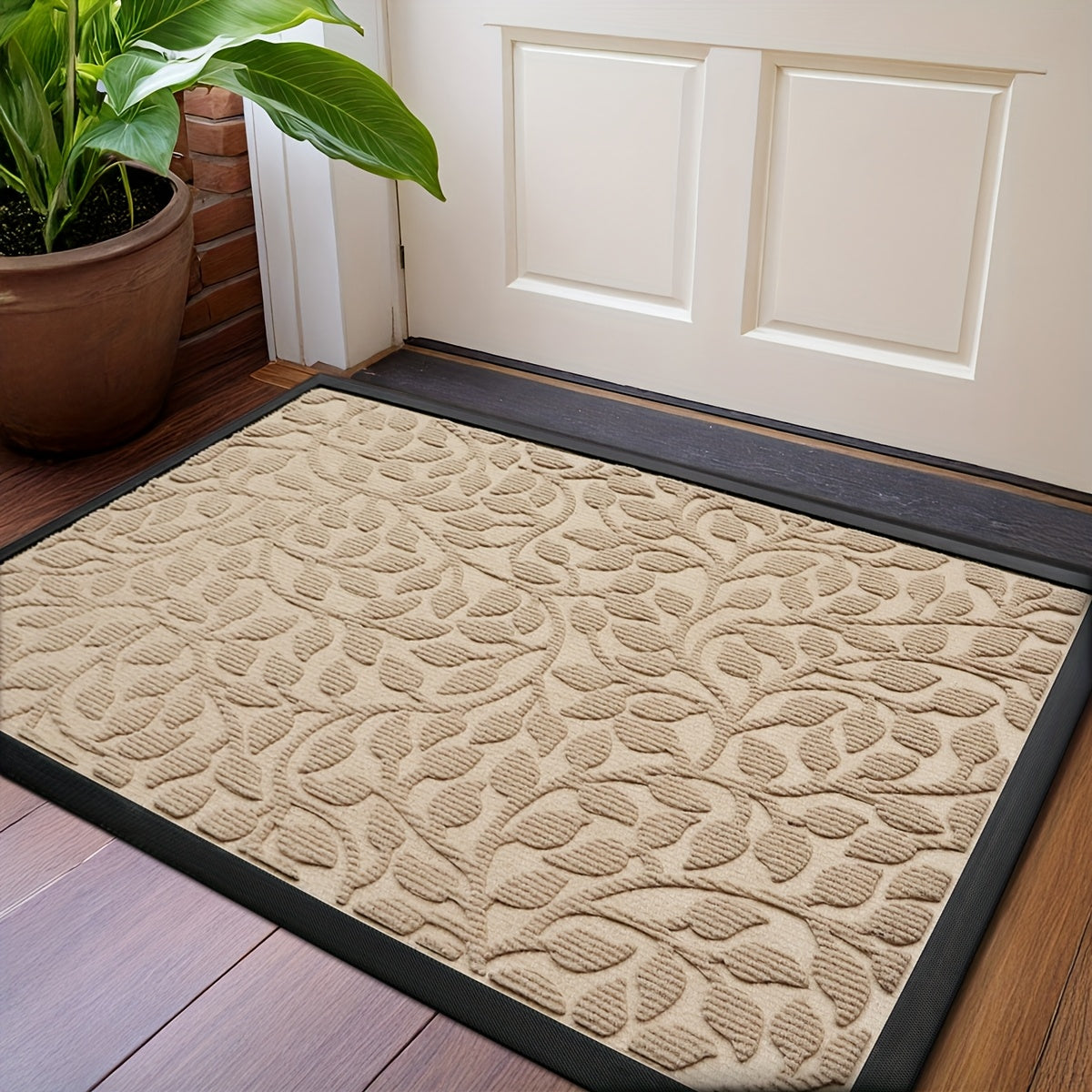 SAFEFEET - Alfombra de Entrada Frontal, Tapete Duradero para Tráfico Intenso en el Hogar y Uso en Vacaciones