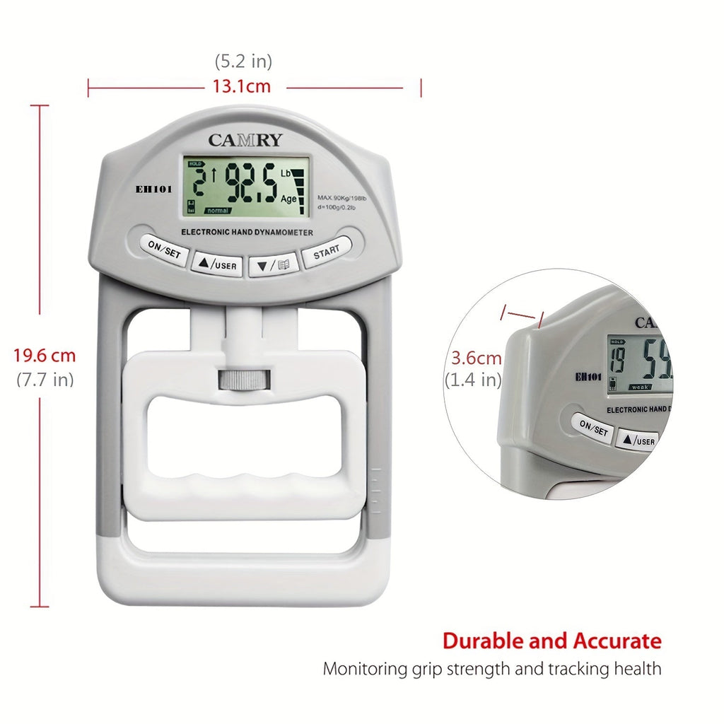 GRIPMETER PRO – Probador Digital de Fuerza de Agarre con Captura Automática