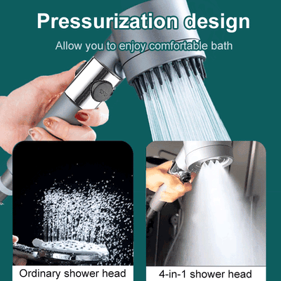 TURBOHEAD – Cabezal de ducha de alta presión con sistema de filtrado para agua limpia