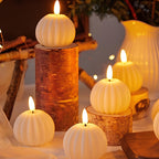 Velas LED LumiFlame | Efecto de cera parpadeante | Seguras y ahorradoras de energía | Diferentes tamaños y diseños