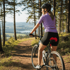 Skanto | Pantalones de ciclismo para mujeres con acolchado de gel 4D