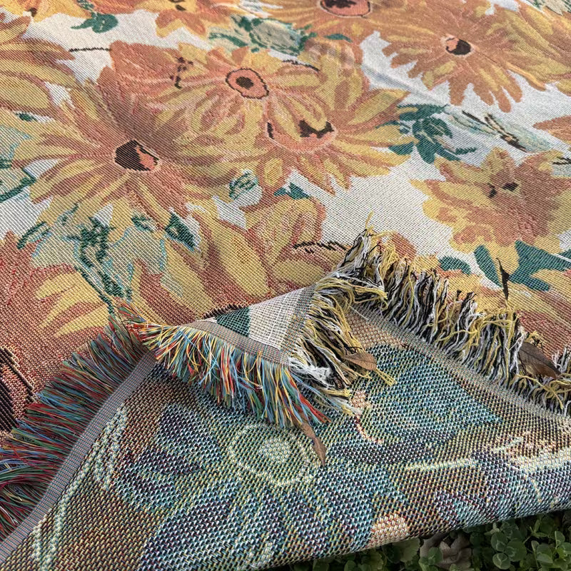 Manta de Picnic Impermeable Diseño Floral Ligero 180x230cm