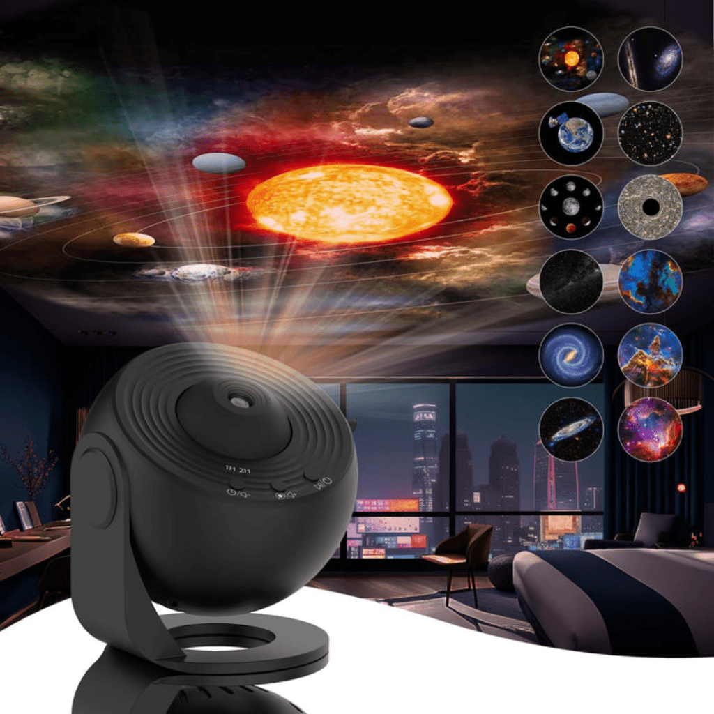 GALAXYSKY – Projecteur HD de ciel étoilé avec 13 disques de galaxie
