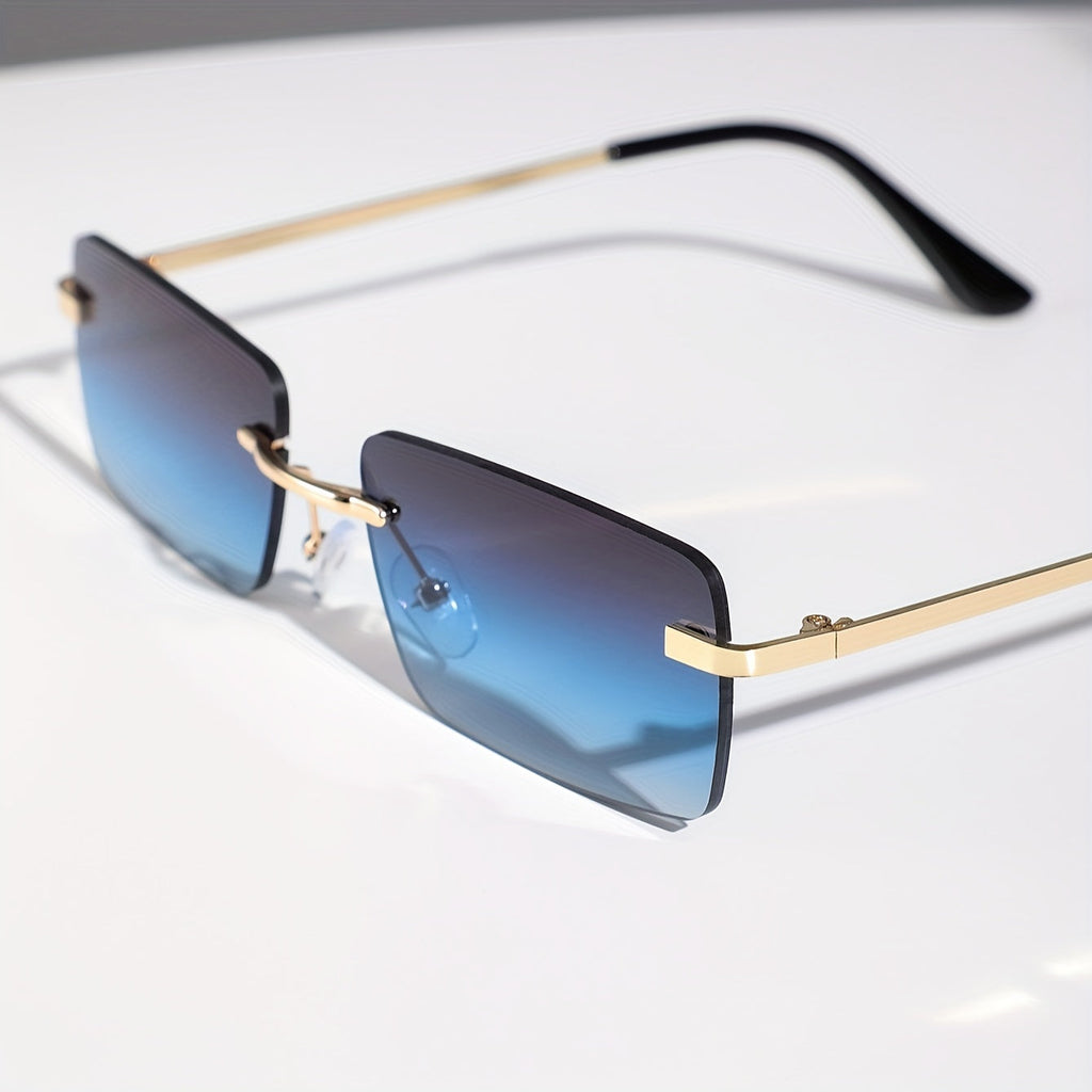 Gafas de Sol Sin Montura Elegantes – Modernas y Cómodas para Hombres
