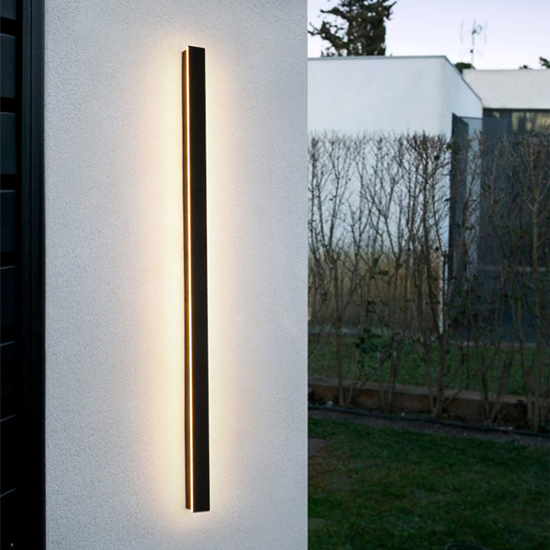 Lámpara de pared LED exterior IP65 – a prueba de agua, regulable y moderna
