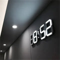 Reloj de pared digital 3D LED – Diseño moderno con función de atenuación y visibilidad óptima