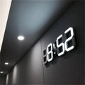 Reloj de Pared LED 3D LumiSync – Reloj Digital Moderno con Iluminación Regulable