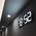 Reloj de Pared LED 3D LumiSync – Reloj Digital Moderno con Iluminación Regulable