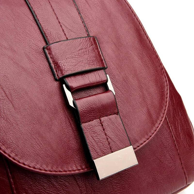 Mochila de piel para mujeres