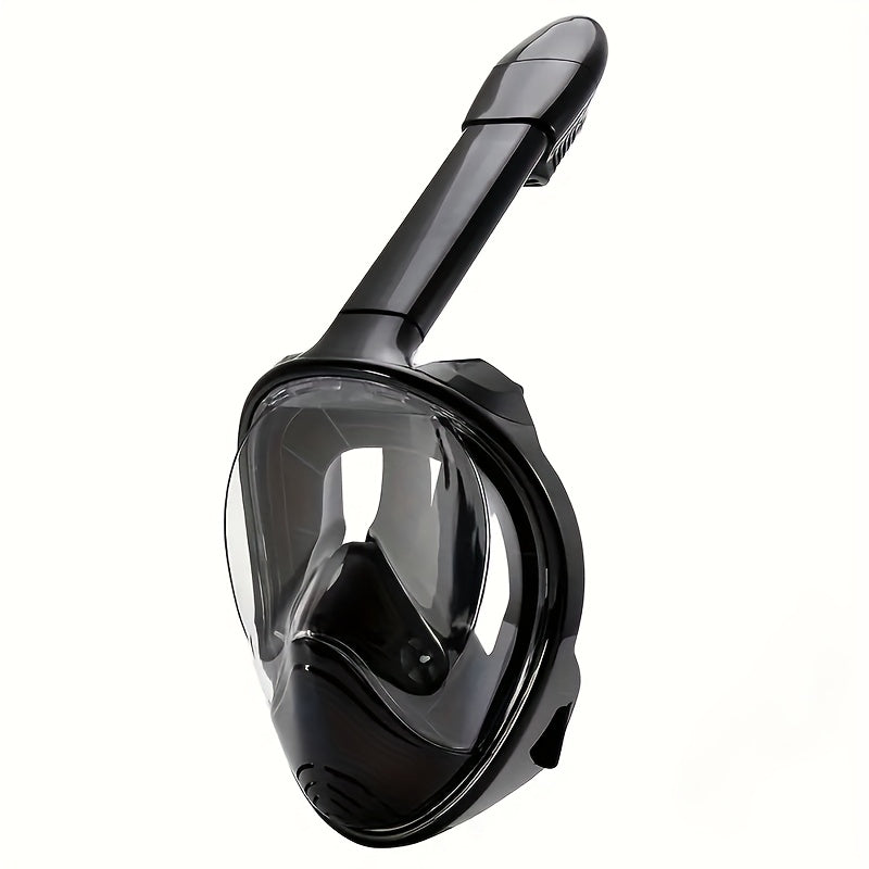 Máscara de Snorkel de Cara Completa – Visión Panorámica de 180° y Montaje para Cámara para una Experiencia Subacuática Perfecta