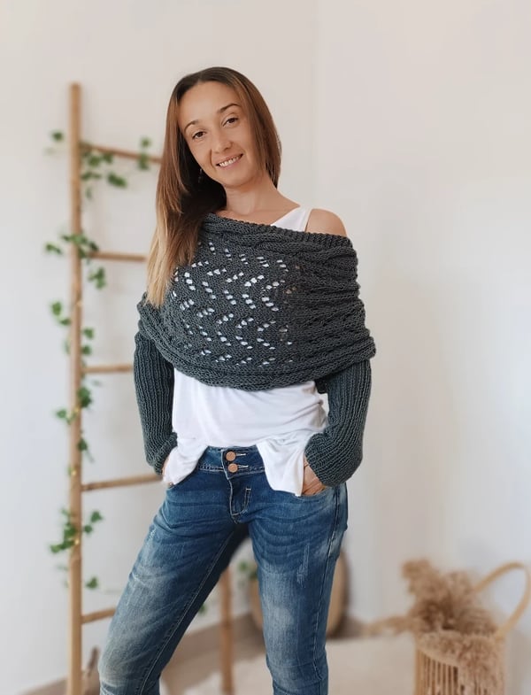 Reinhilde™ Chal – Chal de Mangas Dobles