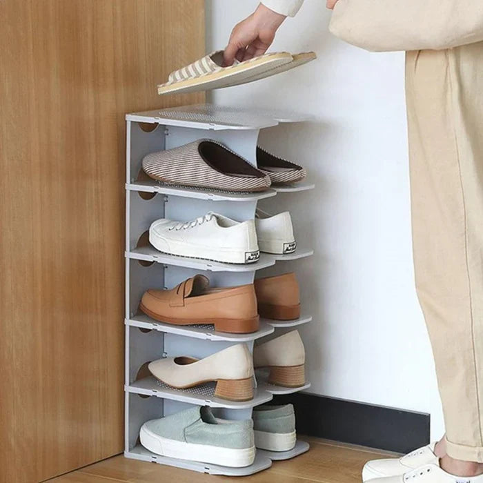 ShoeStor - Almacenamiento modular de zapatos de 6 niveles para espacios organizados