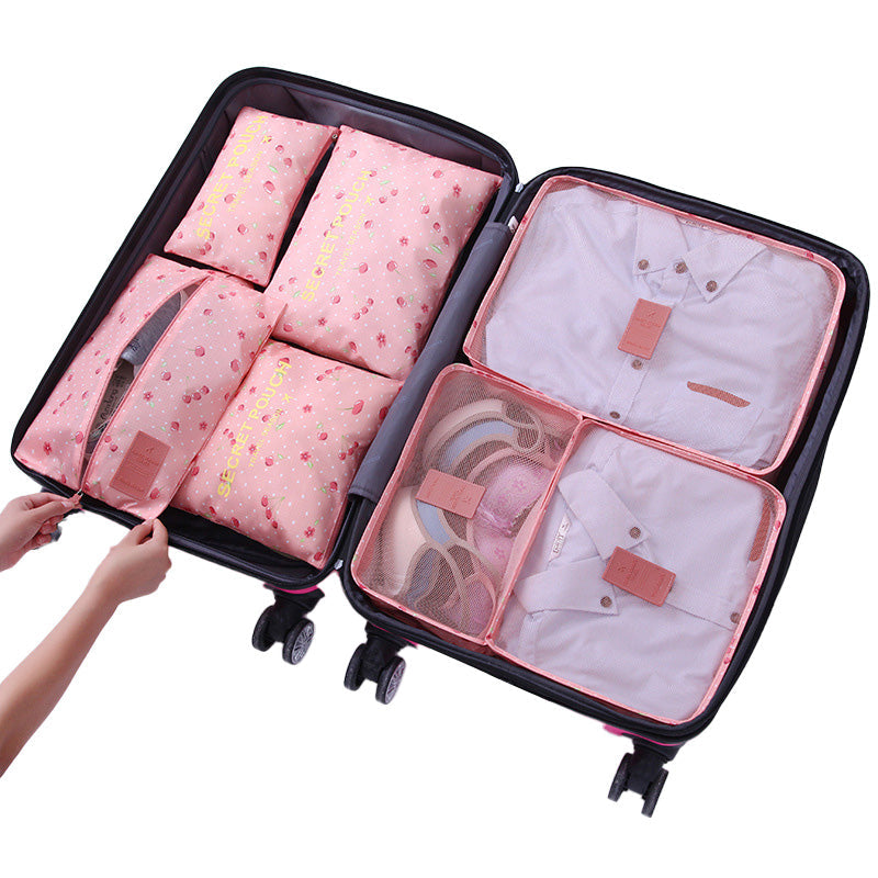 6 piezas de paquetes de equipaje portátiles - Organiza tu eficiencia de viaje
