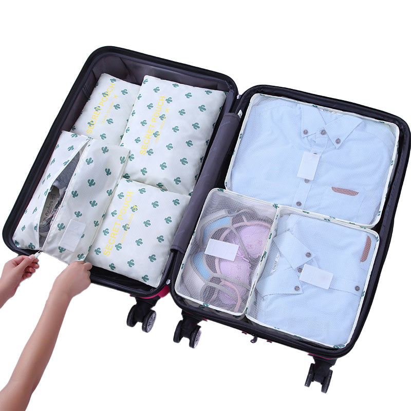 6 piezas de paquetes de equipaje portátiles - Organiza tu eficiencia de viaje
