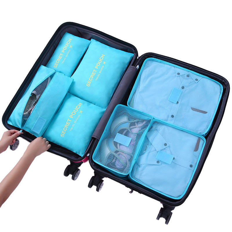 6 piezas de paquetes de equipaje portátiles - Organiza tu eficiencia de viaje