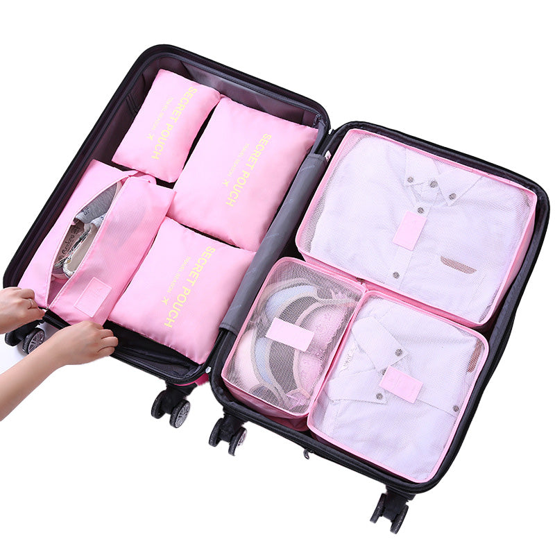 6 piezas de paquetes de equipaje portátiles - Organiza tu eficiencia de viaje