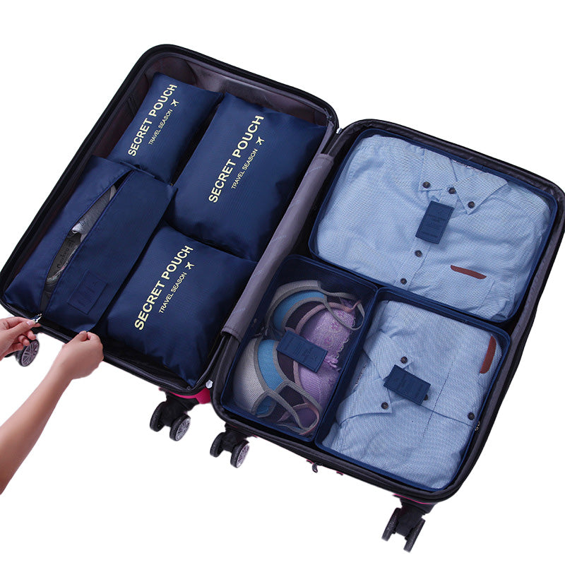 6 piezas de paquetes de equipaje portátiles - Organiza tu eficiencia de viaje