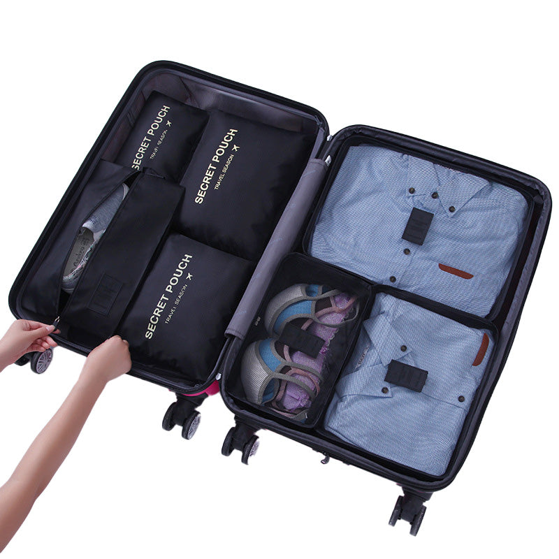 6 piezas de paquetes de equipaje portátiles - Organiza tu eficiencia de viaje