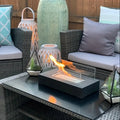 FireLuxe – Plataforma de chimenea moderna con diseño elegante para el hogar