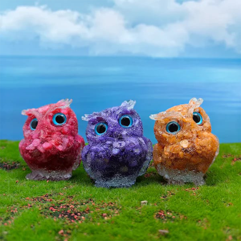 Figura de búho — Encanto acogedor en todas partes