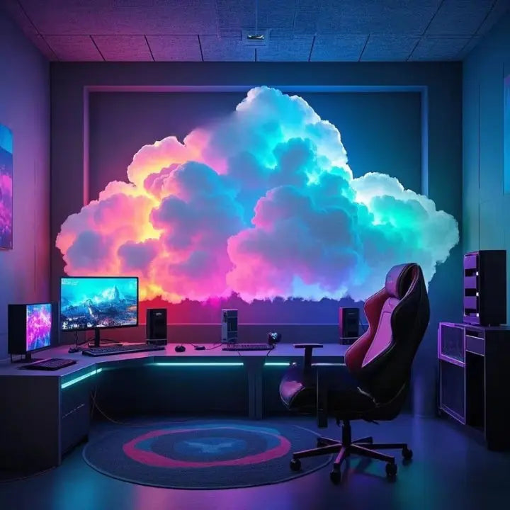 Kalsten | Luz mágica LED en forma de nube — Sumérgete en una tranquilidad mágica y momentos encantadores de bienestar