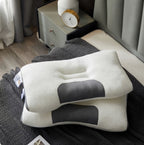 Almohada ortopédica para el cuello OrthoRest | Contorno ergonómico | Espuma viscoelástica | Transpirable