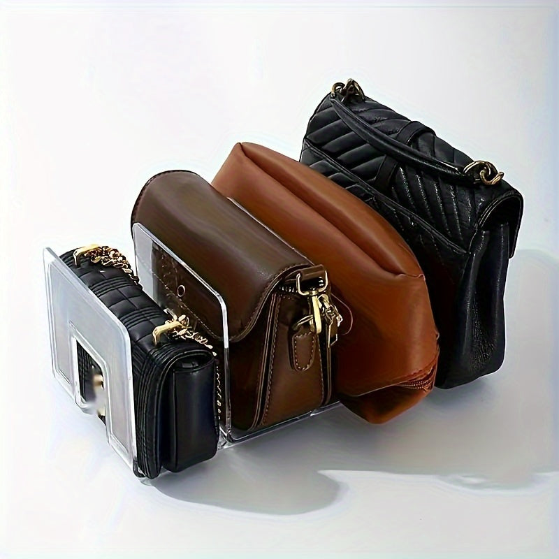 Organizador de Bolsas de Tres Niveles Hecho de Plástico ABS Transparente