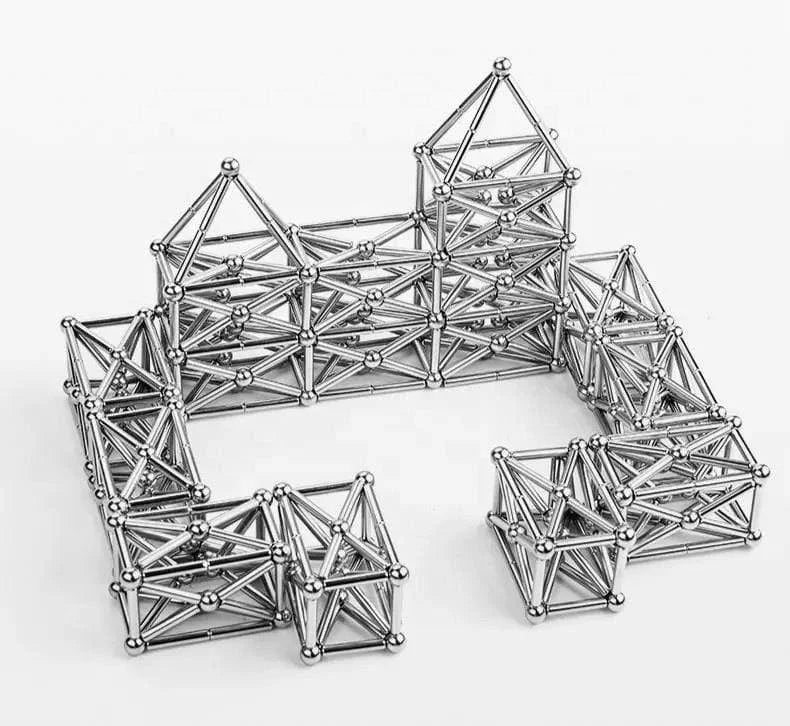 Set de Juguetes Magnéticos de Construcción con Barras y Bolas