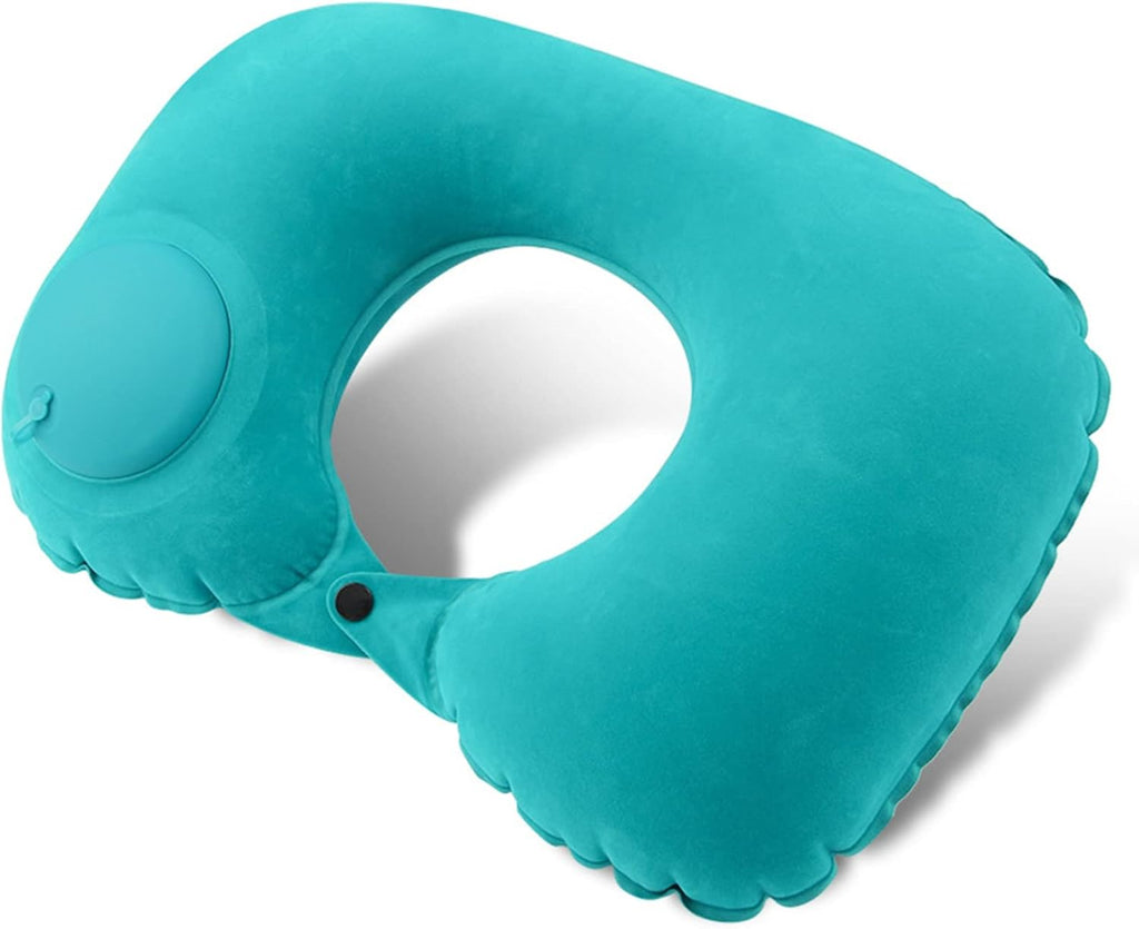 AirComfort™ – Almohada de viaje y cuello inflable impermeable
