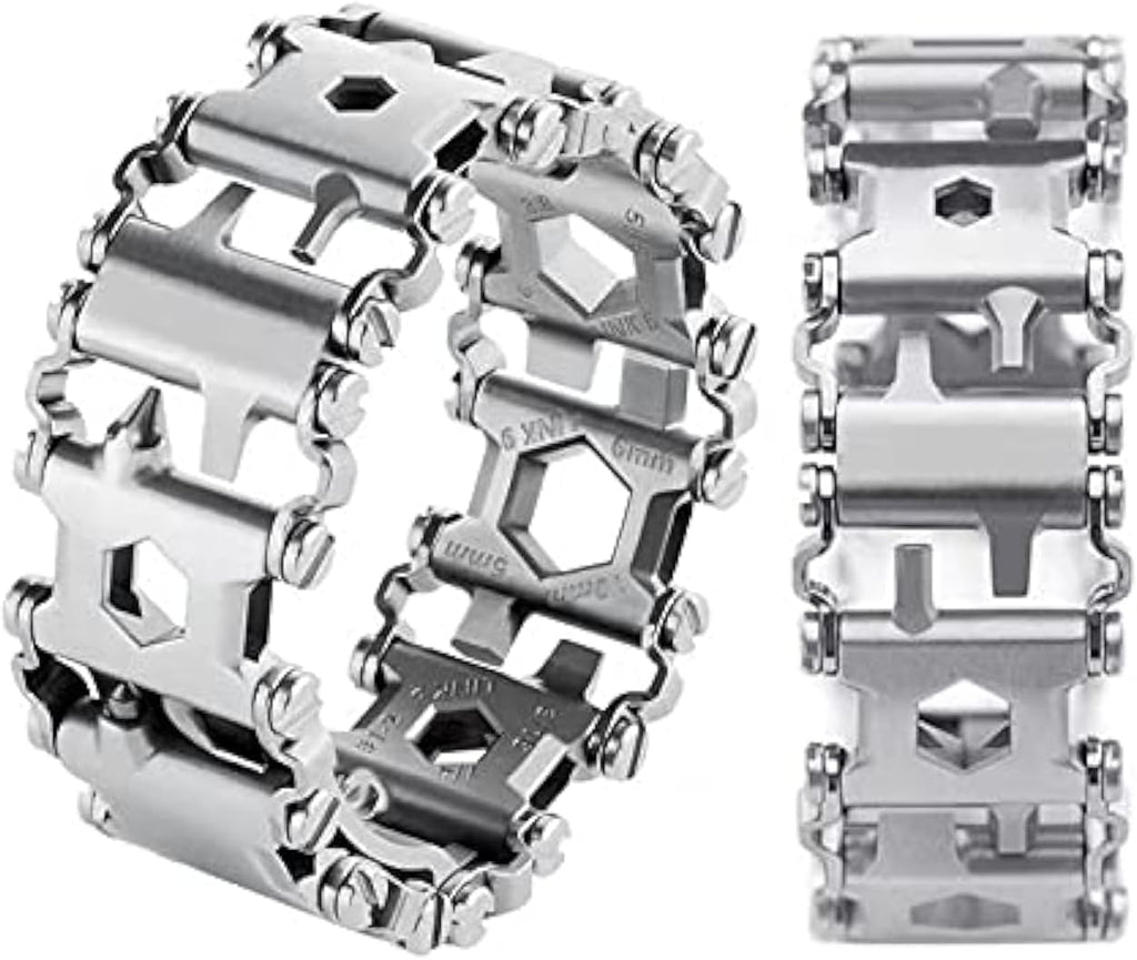 BowLift | Pulsera Multiherramienta de Acero Inoxidable 29-en-1