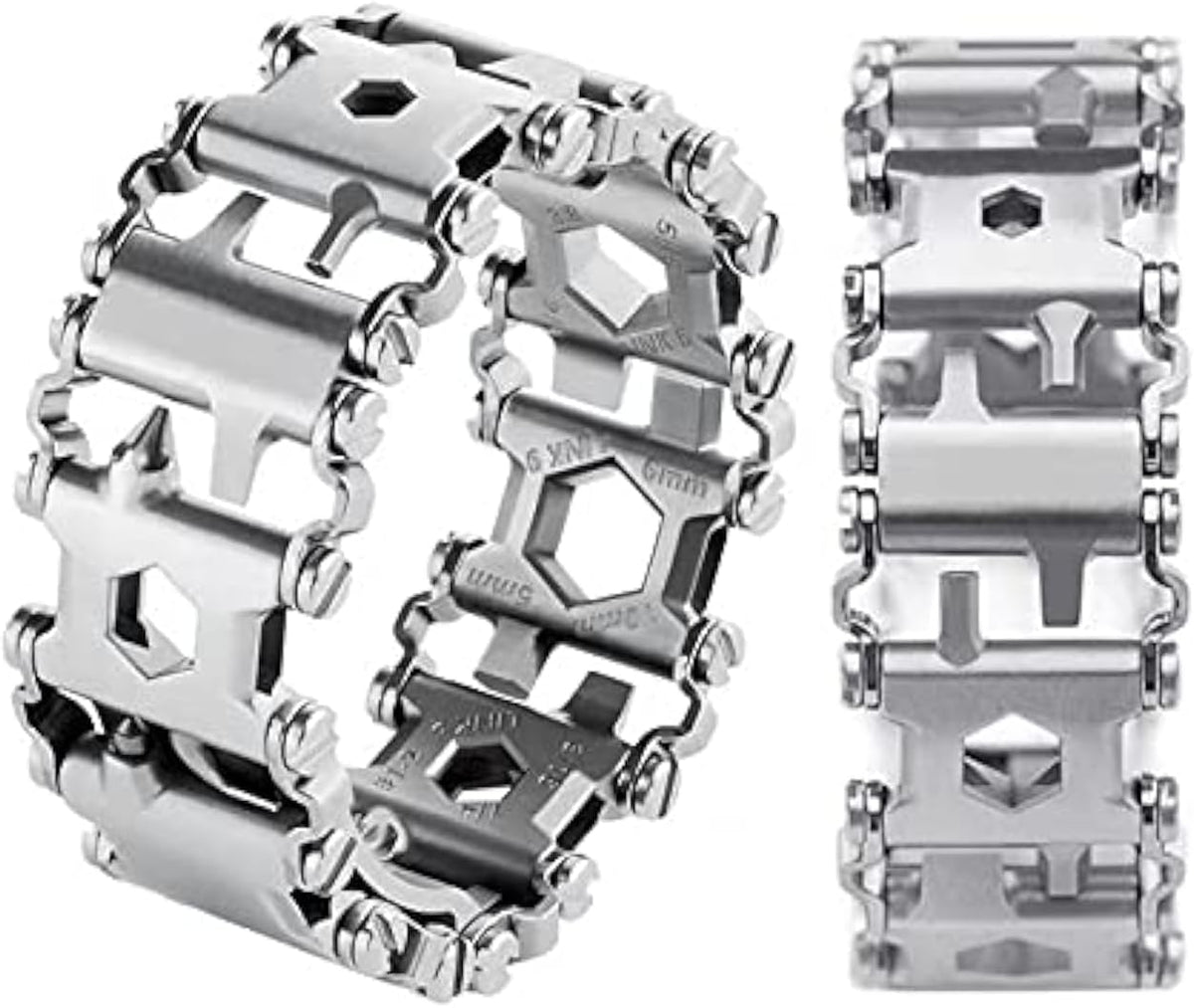 BowLift | Pulsera Multiherramienta de Acero Inoxidable 29-en-1
