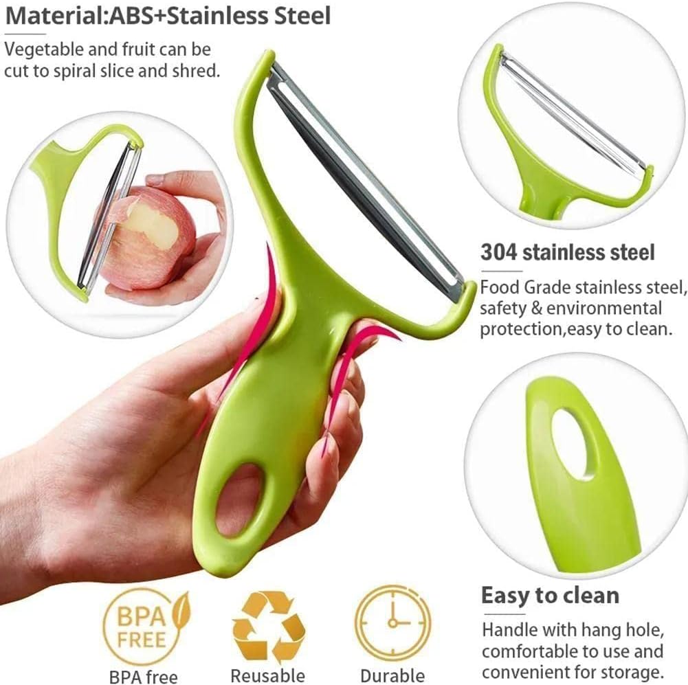 SharpPeel - Pelador de verduras de acero inoxidable | 1+1 GRATIS