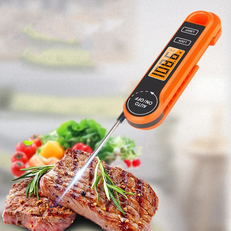 Termómetro Digital de Cocina con Pantalla LCD Retroiluminada