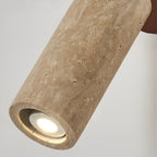 Trawertyn | Lámpara de pared y techo LED de madera regulable