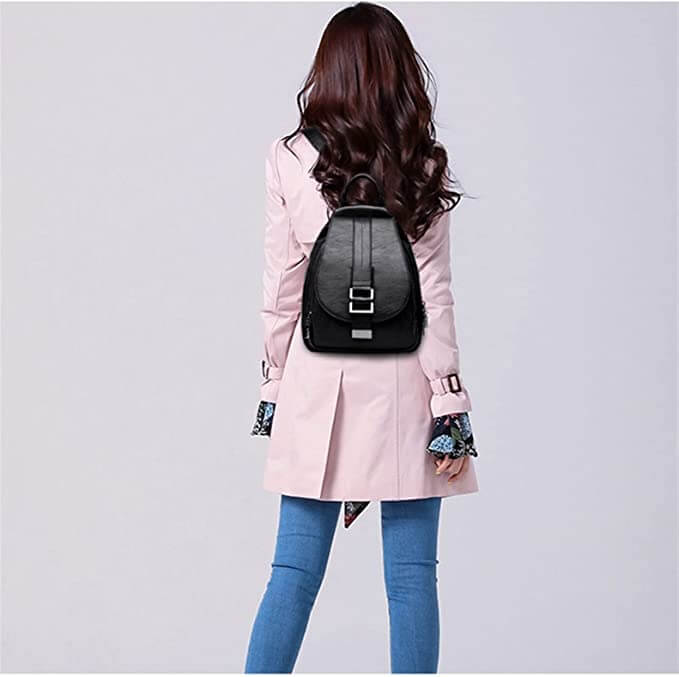 Mochila de piel para mujeres