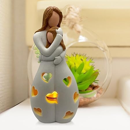 Amoria | Lámpara de noche en forma de corazón para madre e hijo