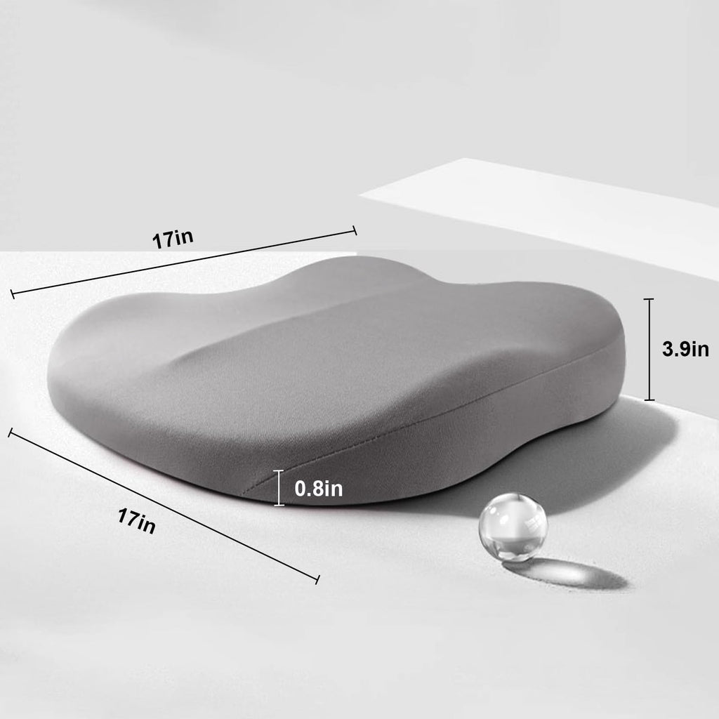 Aumento de Altura del Cojín de Coche – Cojín Elevador Ergonómico con Espuma de Memoria | Kalsten
