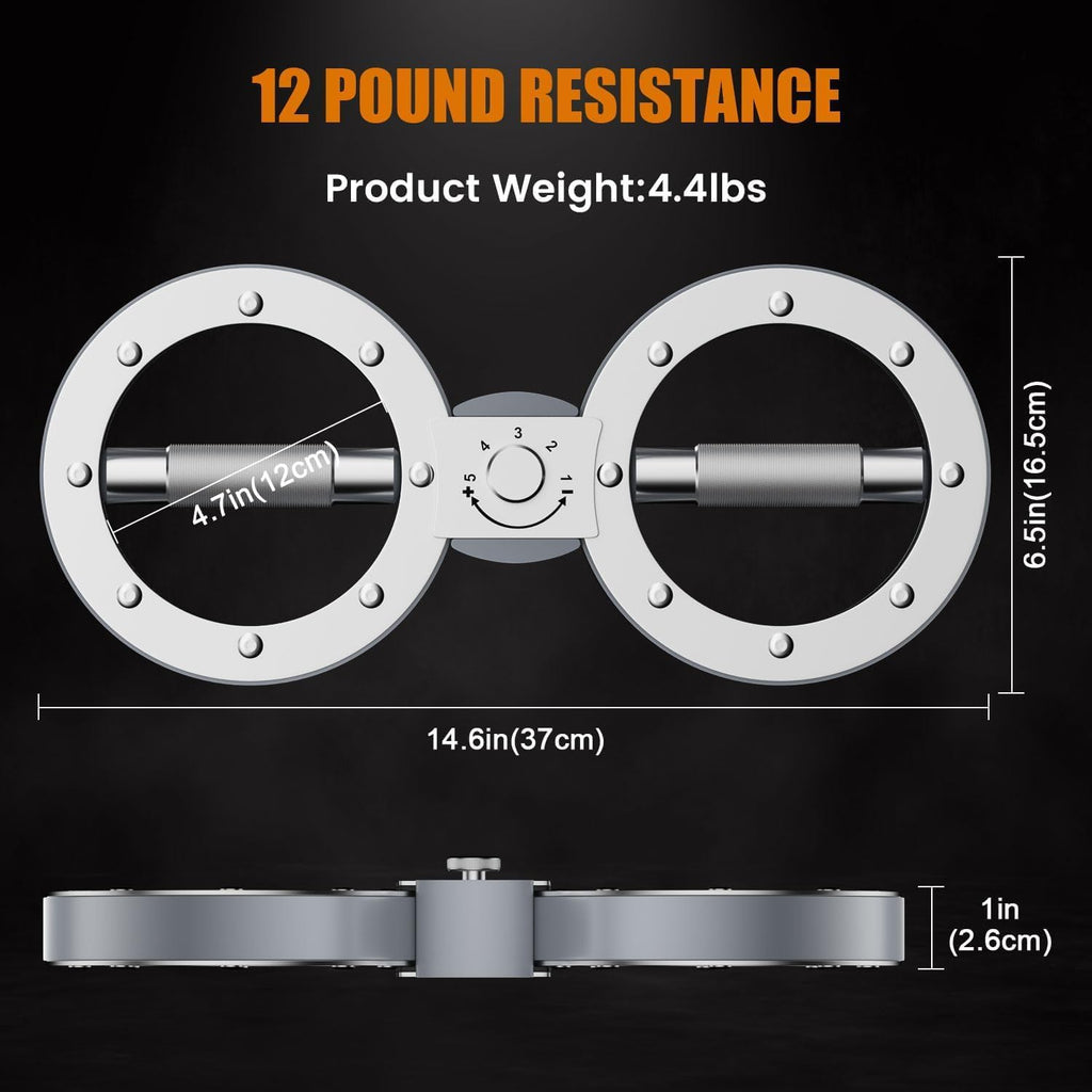 BowLift | Ejercitador de Brazo Twister con Resistencia Ajustable de 12LB y Rotación de 360° – Zeynor
