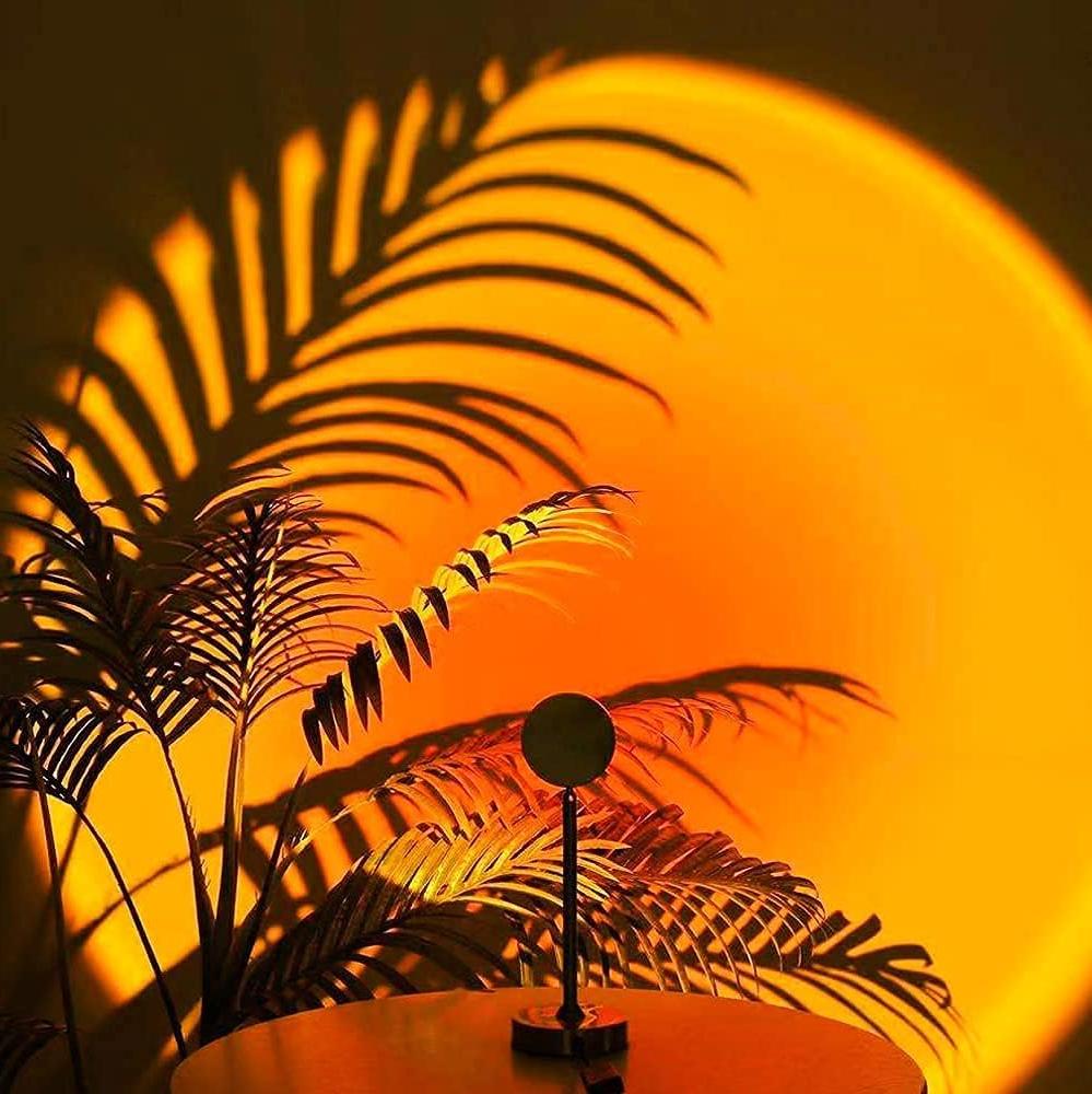 Lámpara LED de atardecer ambiental para momentos de luz cálida