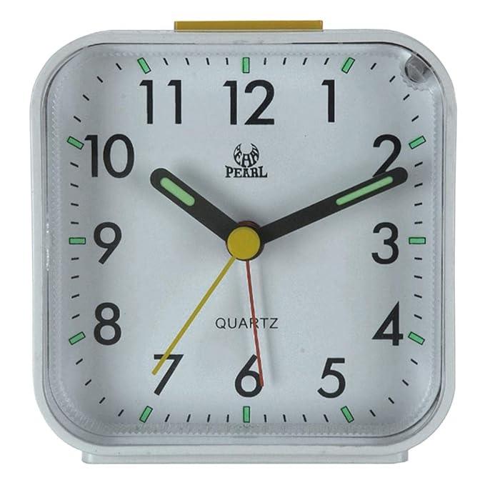 Reloj Despertador Silencioso y Pacífico – Sin Tic-Tac, Luz Suave para Despertar, Función de Snooze