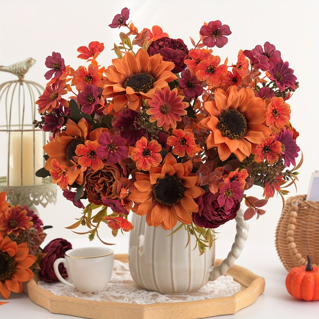 Set de Florero de Otoño – Colorido y Acogedor para Cualquier Espacio