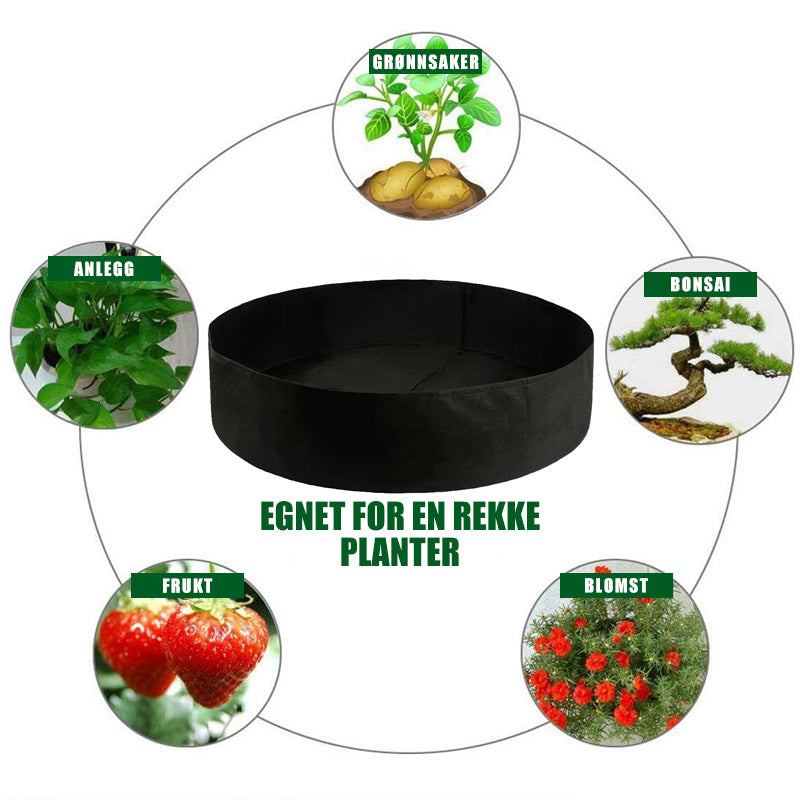 GrowBag – Bolsa de cultivo para un crecimiento saludable de las raíces | 1+1 GRATIS